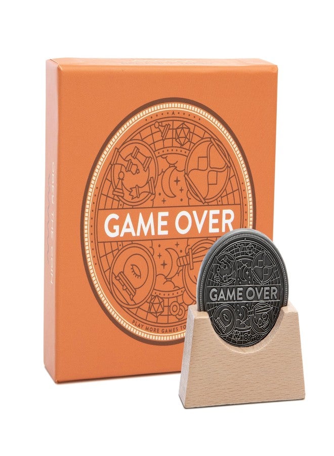 Stellar Factory Game Over Coin - (1.5 Inch Metal Coin with Stand) - Image 4